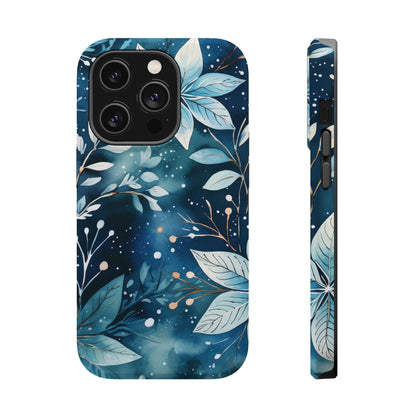 Midnight Frost Botanical – MagSafe iPhone Case