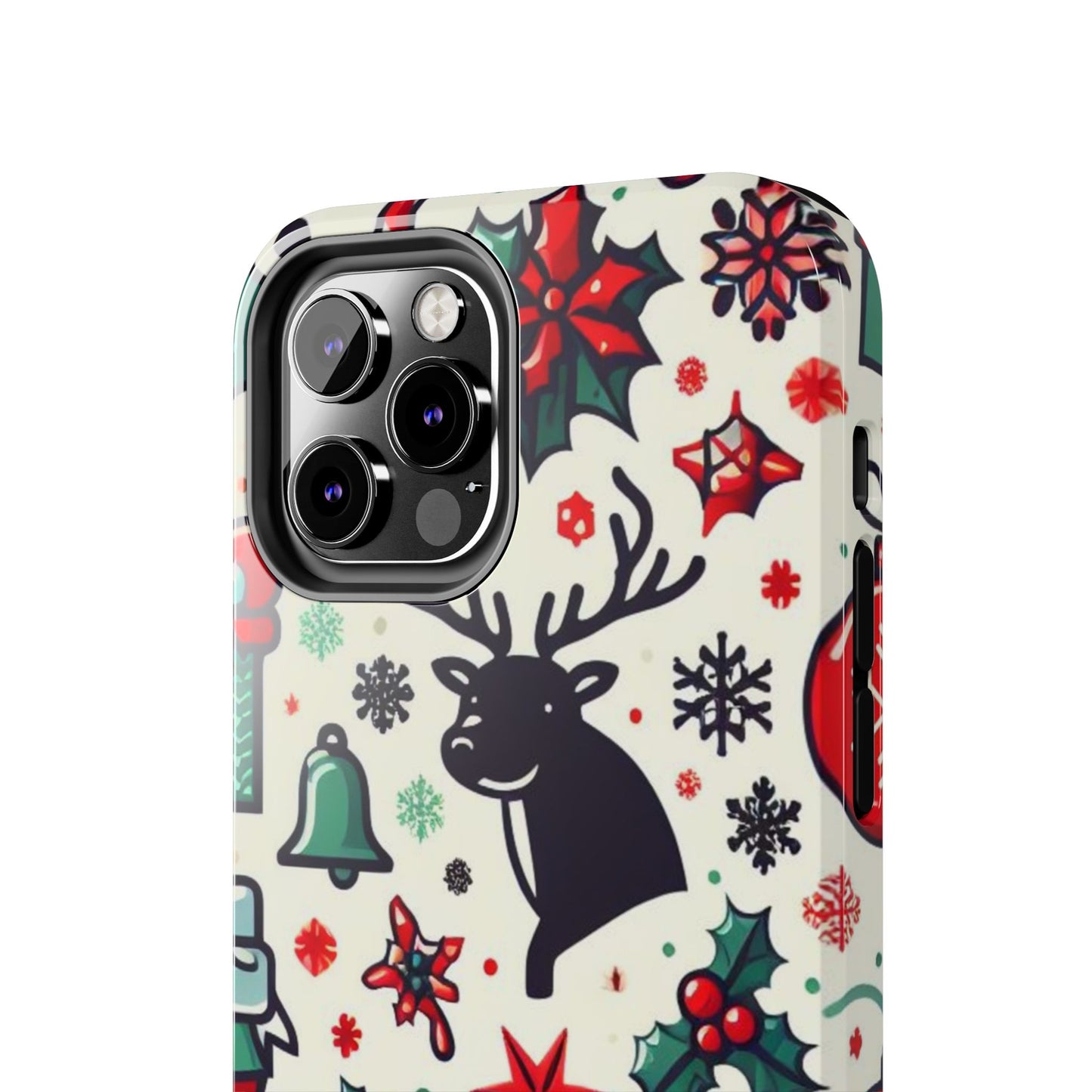 Cartoon Christmas Cheer – iPhone Case