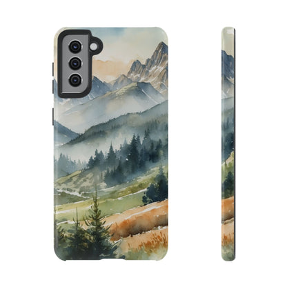 Serene Alpine Forest - Samsung Galaxy Case