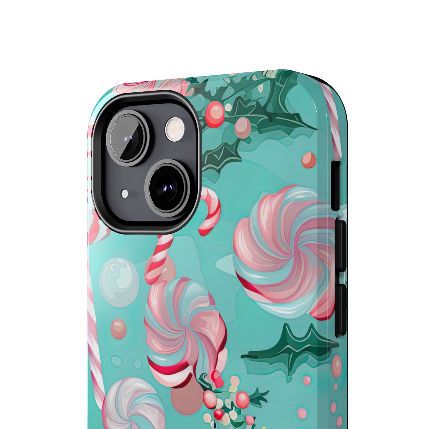 Candy Cane & Peppermint Holiday Delight – iPhone Series Case