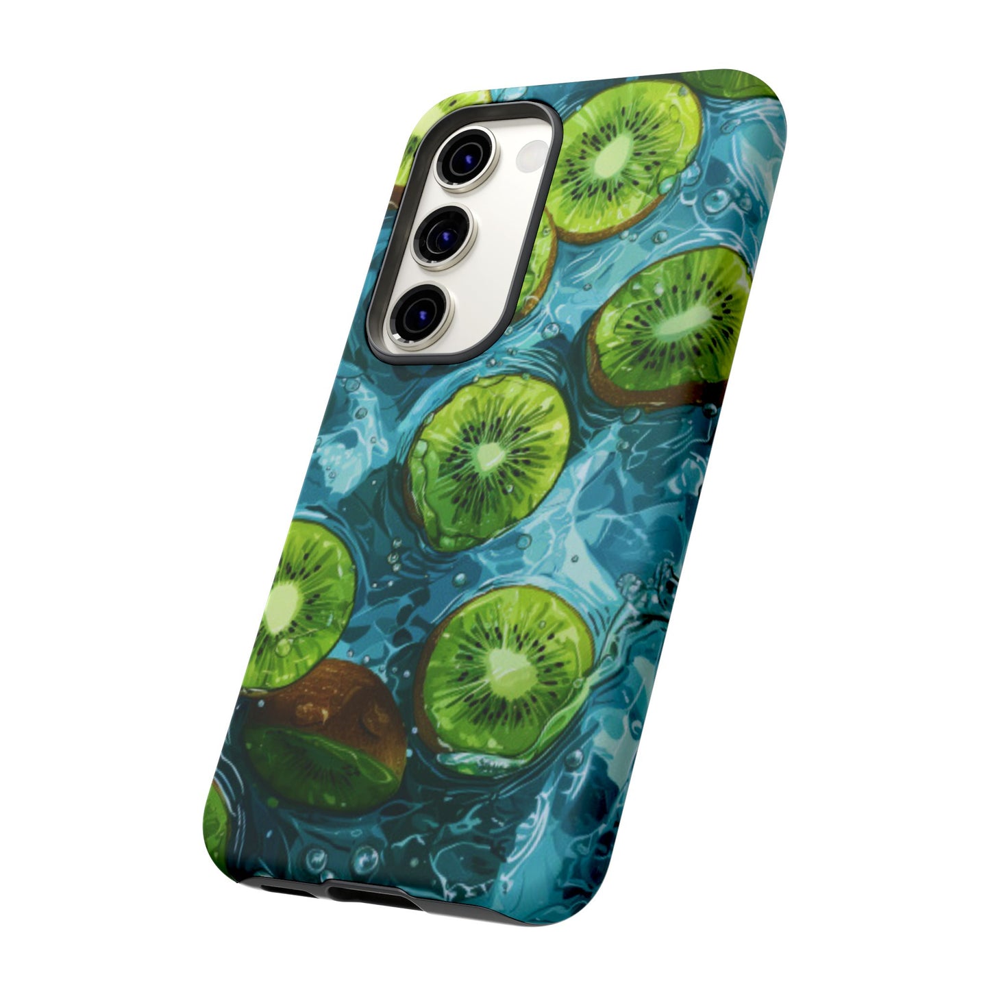 Tropical Kiwi Splash Samsung Galaxy Case – Tough Dual - Layer, Vibrant Summer Design - BOGO Cases