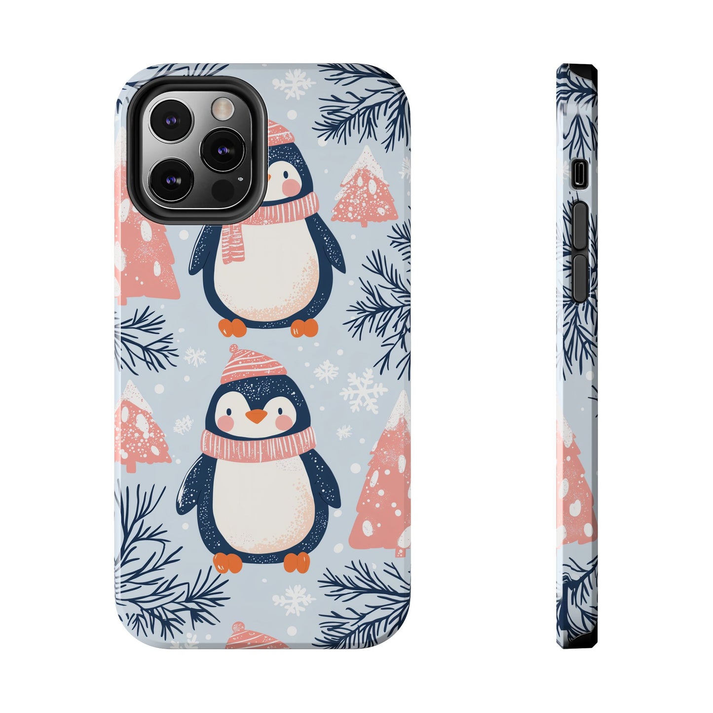 Penguin in Winter Wonderland iPhone Case