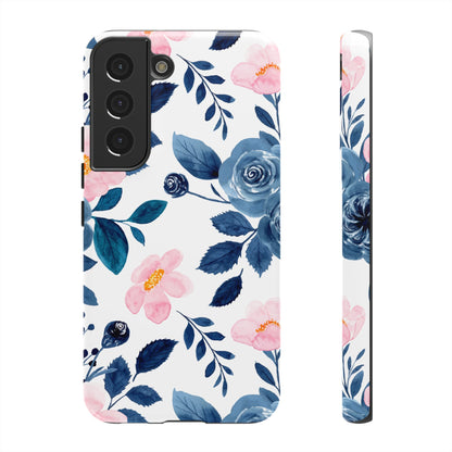 Pastel Garden Charm – Samsung Galaxy Case with Delicate Floral Design