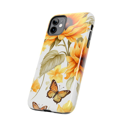 Sunflower & Butterfly Bliss - iPhone Series Case