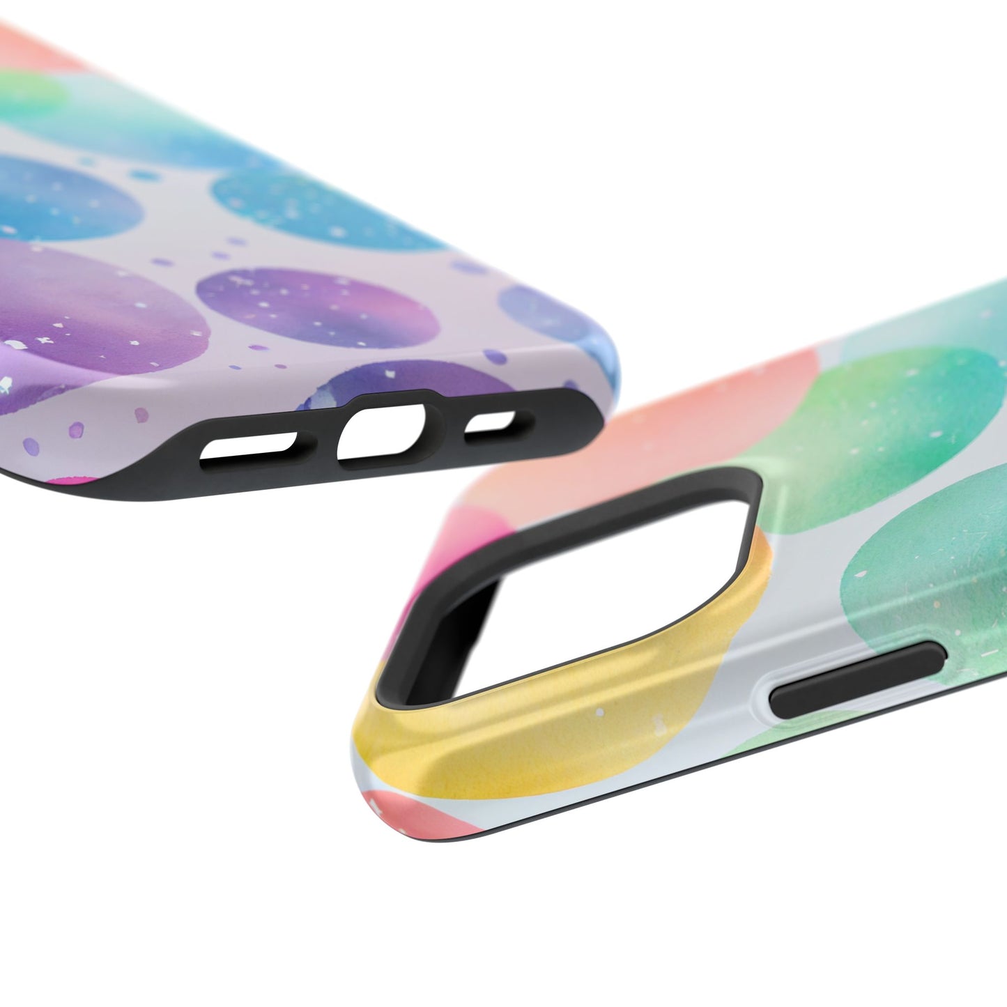 Pastel Galaxy Bubbles  MagSafe iPhone Case – Slim Design, Glossy Finish