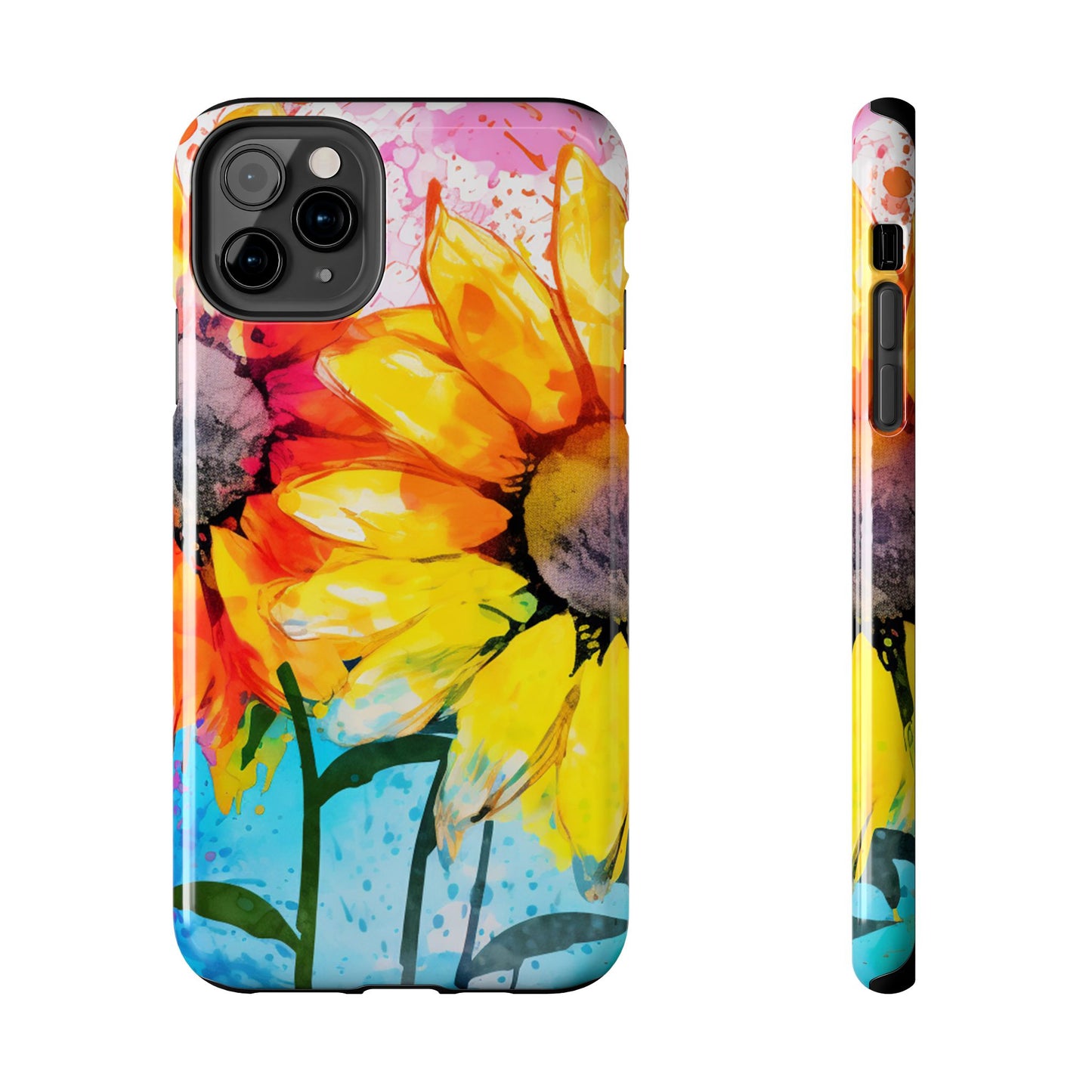 Bold Watercolor Sunflowers - iPhone Series Case