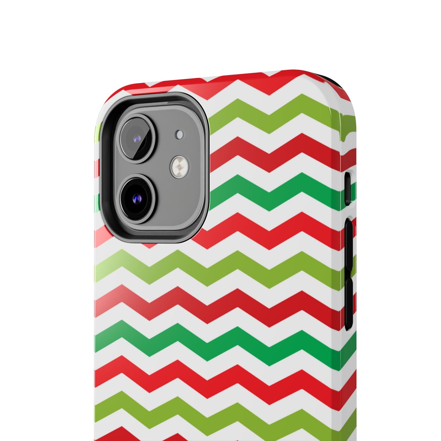 Vibrant Fiesta Chevron – Yellow Green, Green & Red Geometric Case