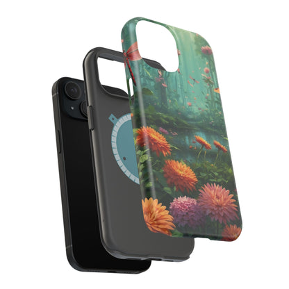 Enchanted Forest Dragonflies & Blossoms – MagSafe iPhone Series Case