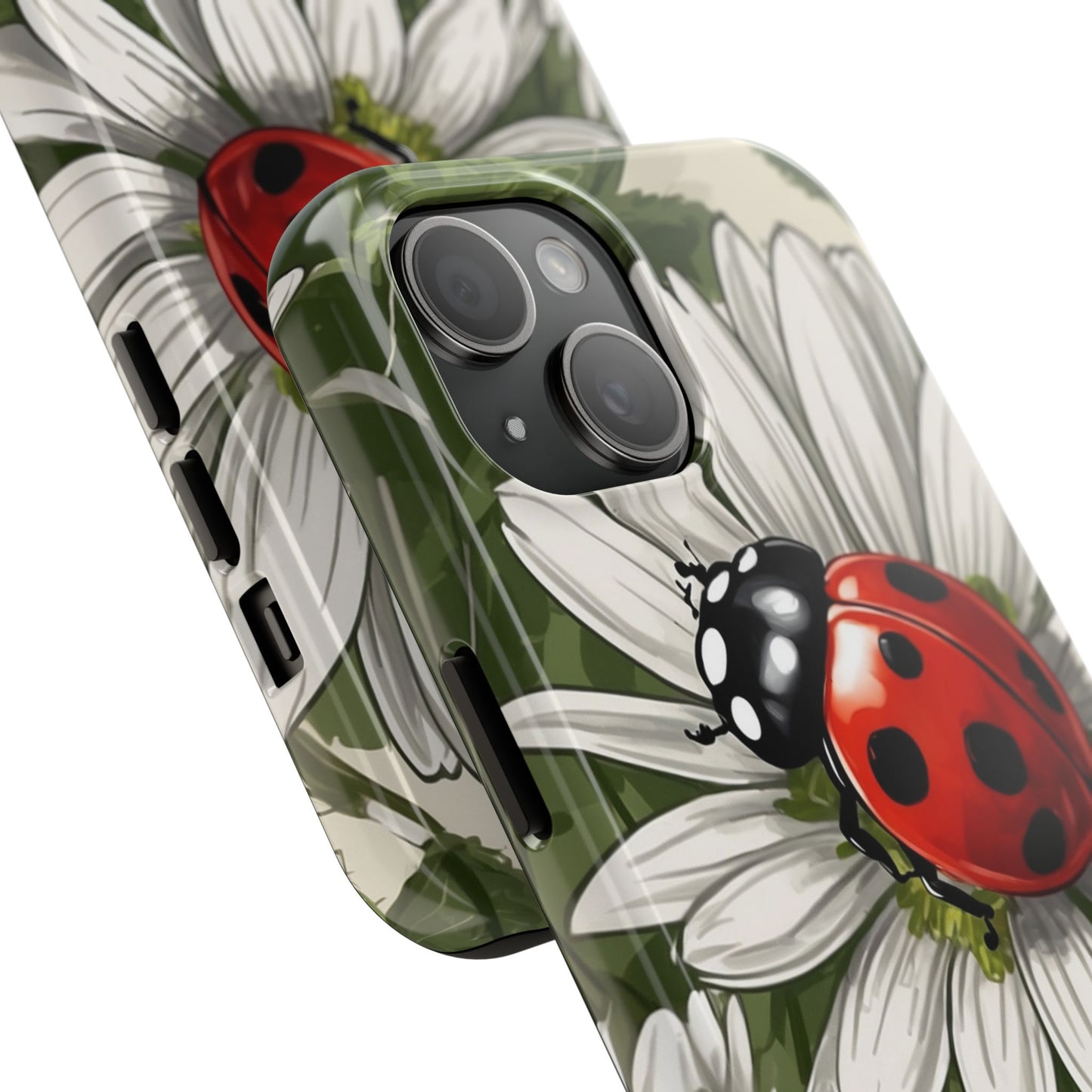 Ladybug & Daisy Garden Charm - iPhone Series Case