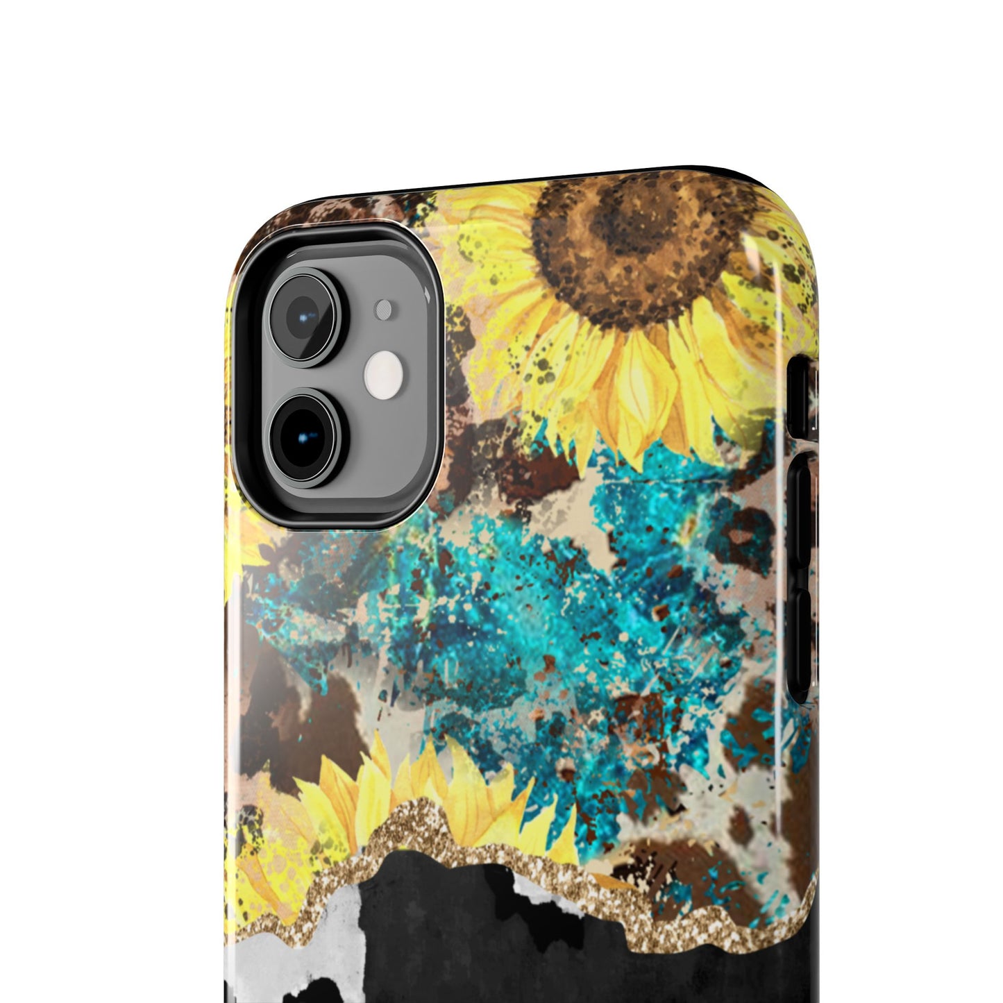 Rustic Sunflower Leopard Glam - iPhone Series Case