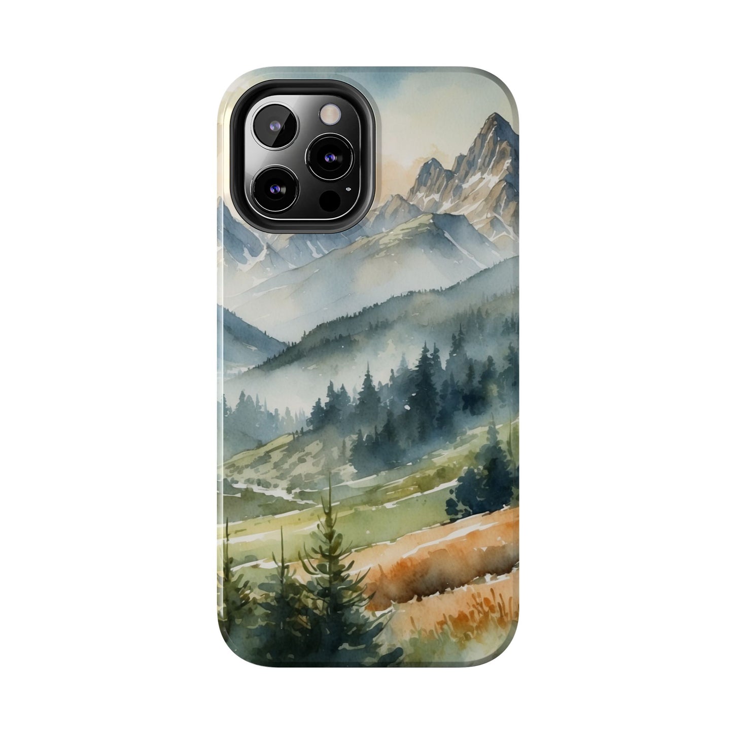 Serene Alpine Forest - iPhone Case