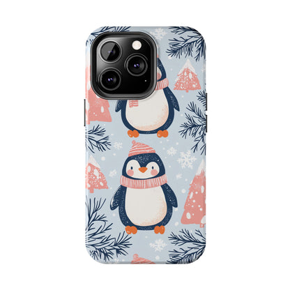 Penguin in Winter Wonderland iPhone Case