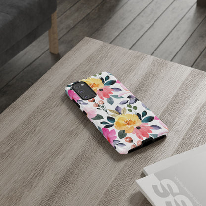 Blossoming Beauty – Samsung Galaxy Case with Watercolor Floral Design