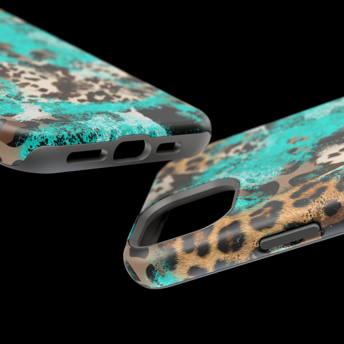 Aqua Splash Leopard - MagSafe iPhone Series Case