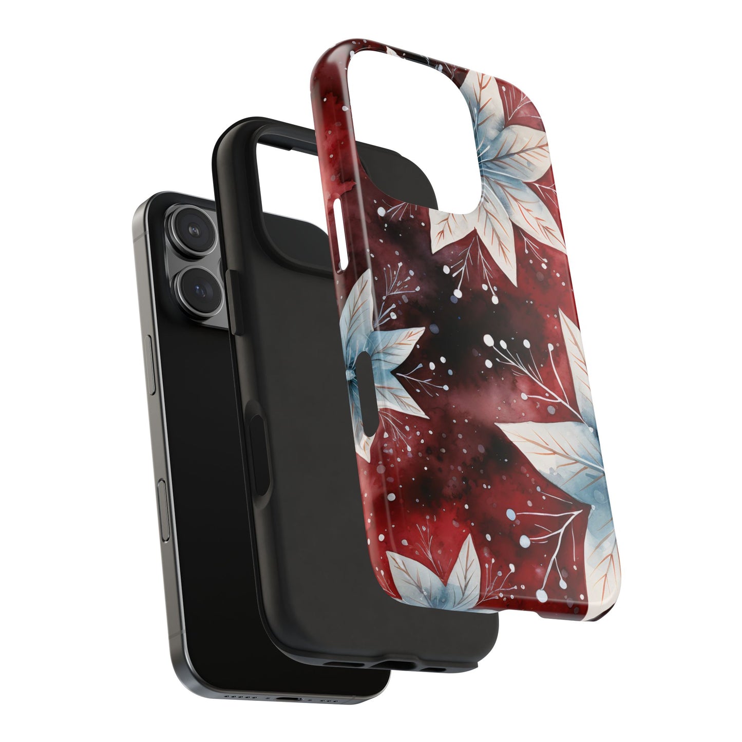 Winter Bloom Poinsettia – iPhone Case