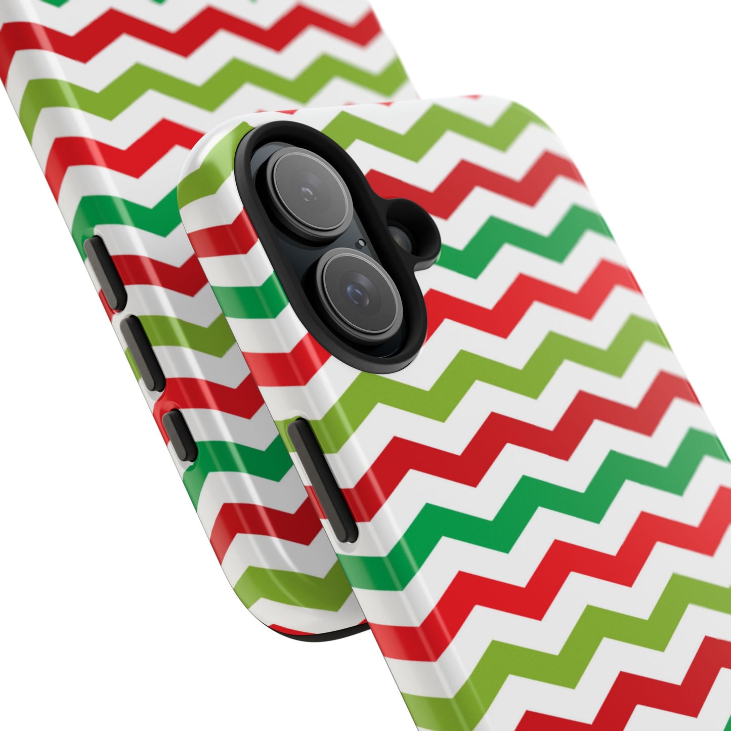 Vibrant Fiesta Chevron – Yellow Green, Green & Red Geometric Case