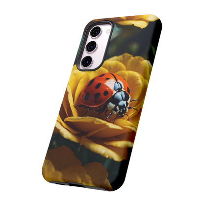 Samsung Galaxy Case: Ladybug on Yellow Petals