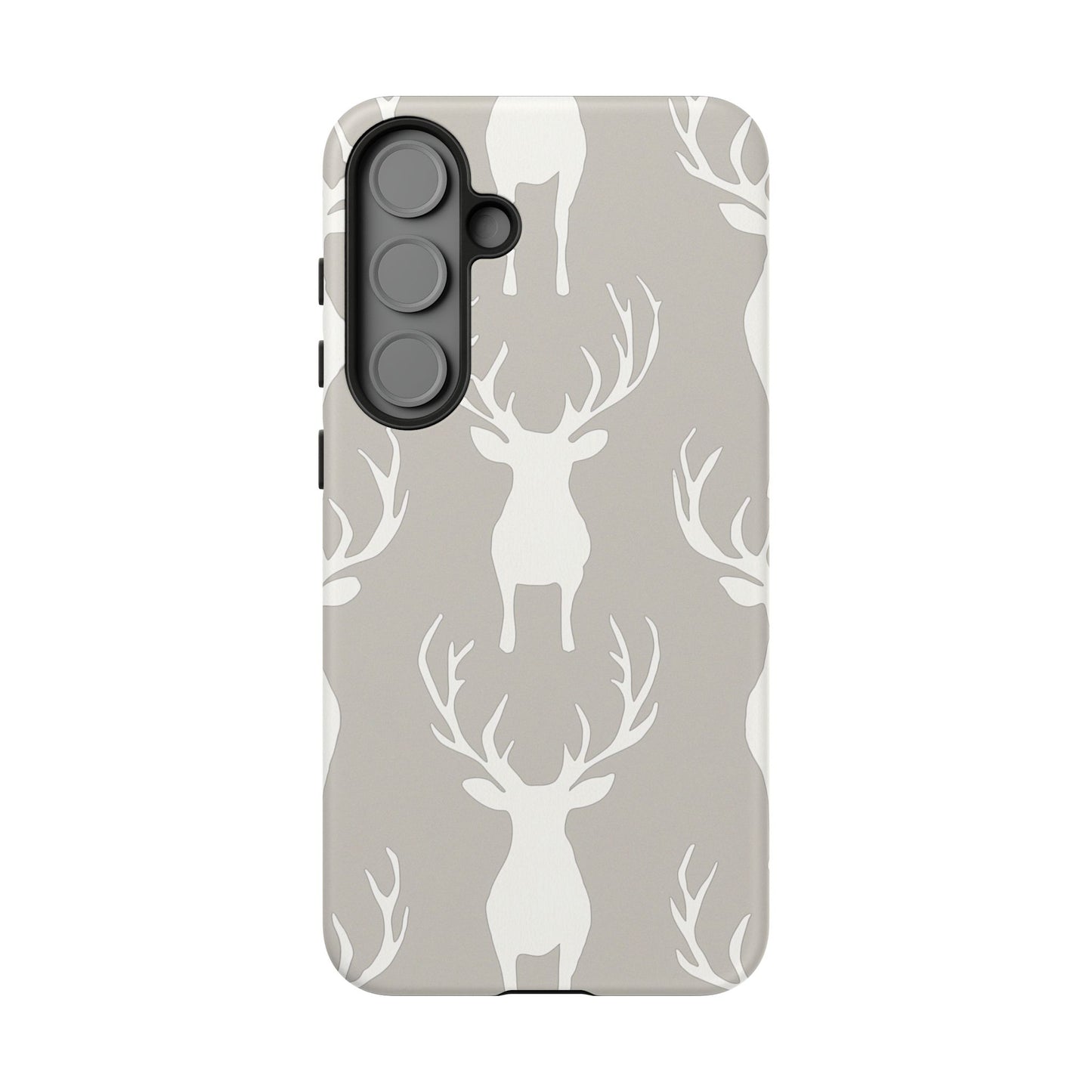 Minimalist Deer Silhouette Pattern – Samsung Galaxy Series Case