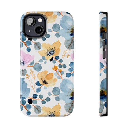 Spring Radiance – iPhone Series Case with Bright Watercolor Flowers