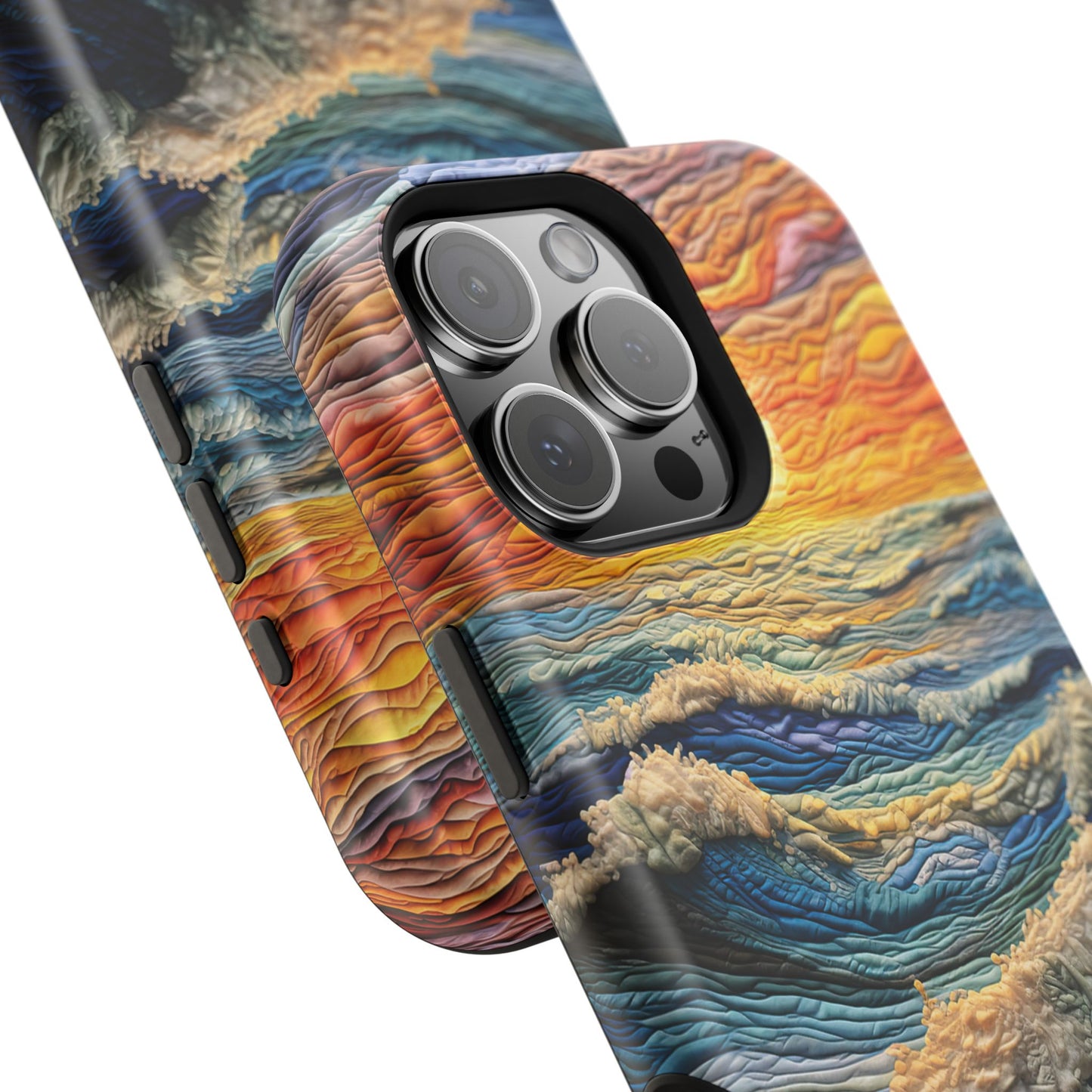 Ocean Sunset Tapestry Waves – MagSafe iPhone Series Case