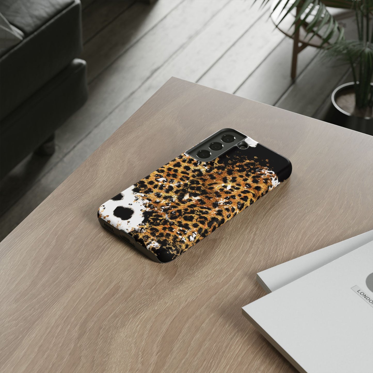 Bold Leopard Ink Splash - Samsung Galaxy Series Case