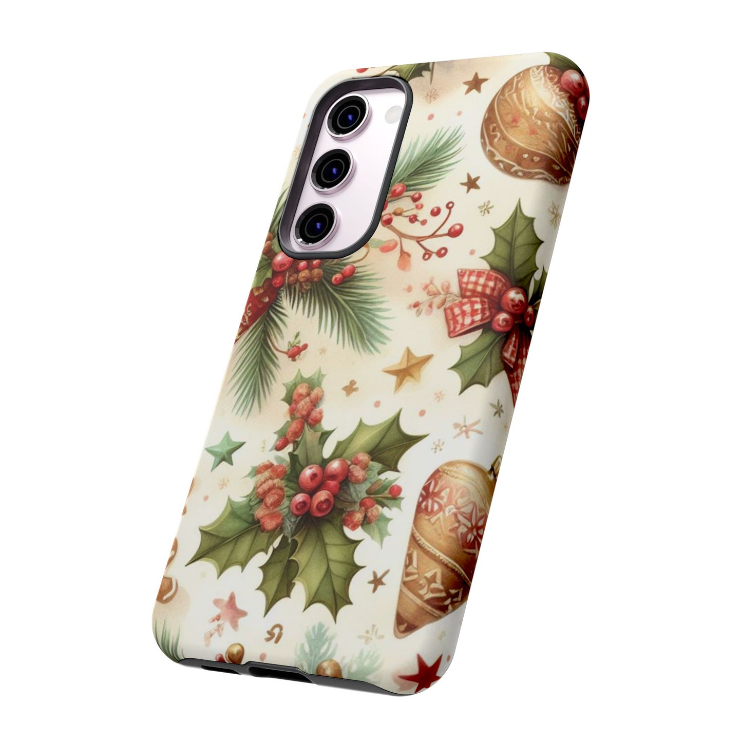 Classic Christmas Stocking & Ornaments Pattern – Samsung Galaxy Series Case