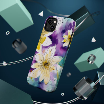 Abstract Floral Watercolor Splash - MagSafe iPhone Series Case