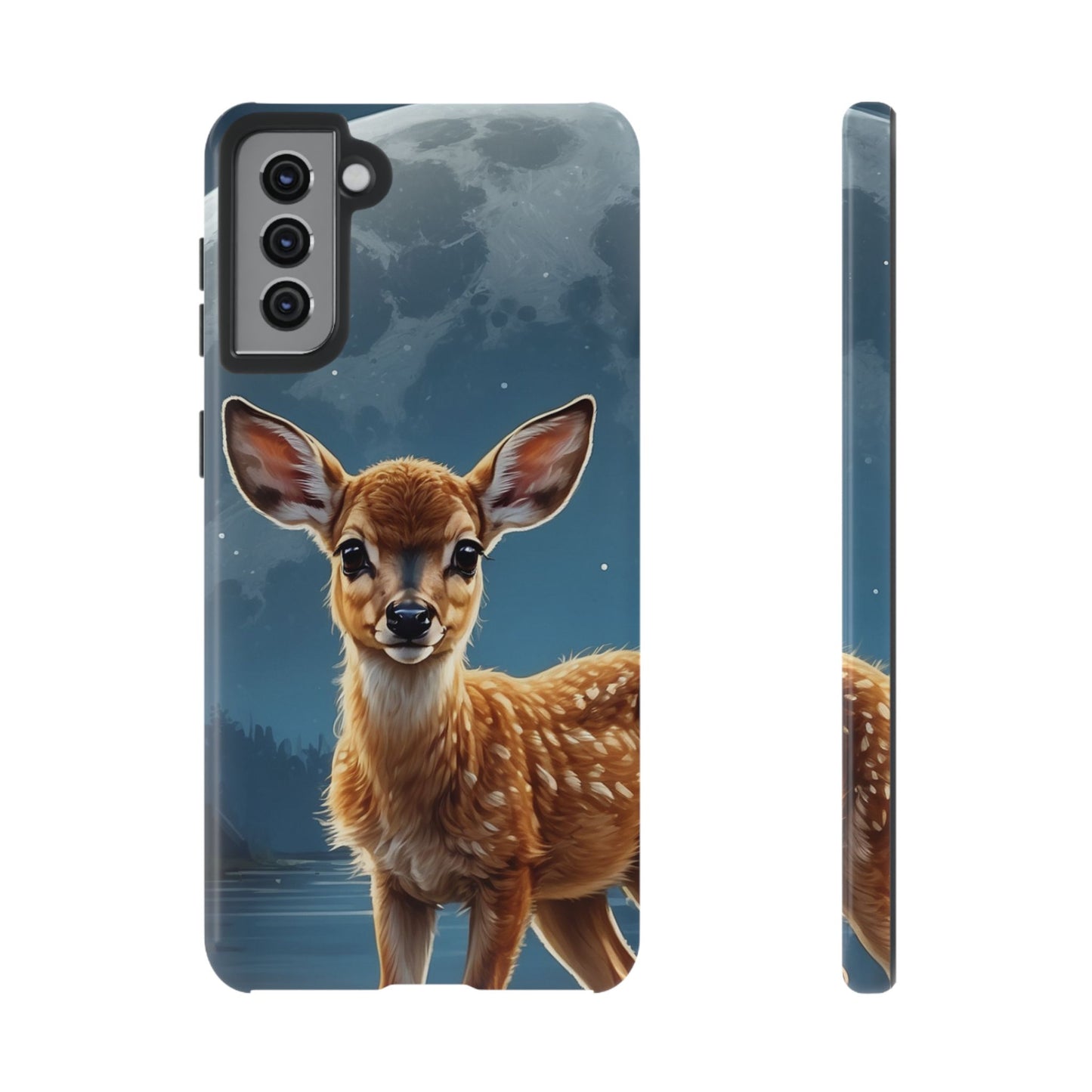 Samsung Galaxy Case – Enchanted Fawn Under the Moonlit Sky