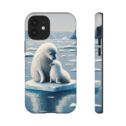 Arctic Serenity Seal iPhone Case