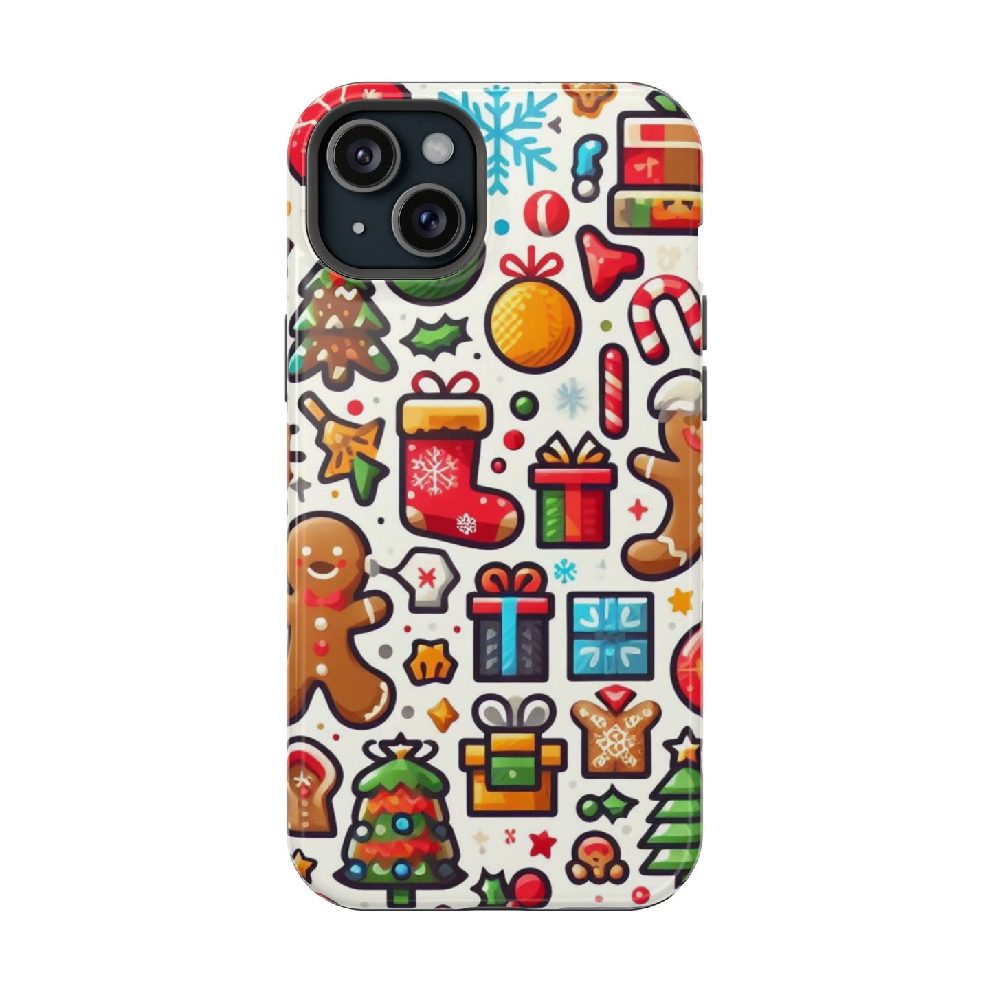 Festive Christmas Icons Pattern – MagSafe iPhone Series Case