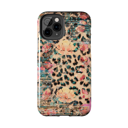 Rustic Floral Leopard - iPhone Series Case