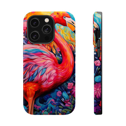 Flamingo Fiesta – Vibrant Flamingo MagSafe iPhone Cases