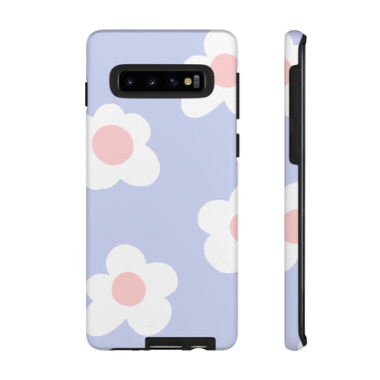 Retro Daisy Pastel Tough Samsung Galaxy Case – Durable Design with Soft Matte Finish