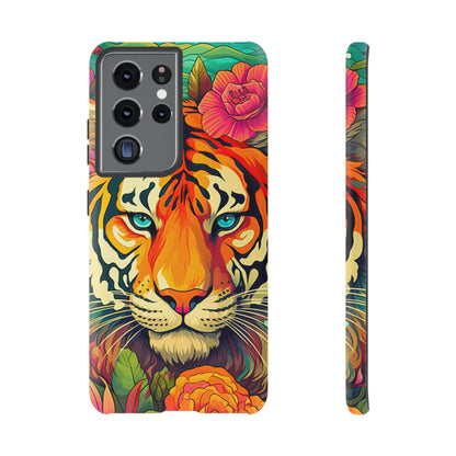 Fierce Rainbow Tiger Art - Samsung Galaxy Case