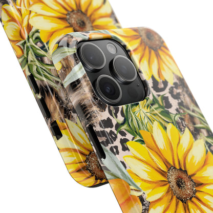 Leopard Sunflower Chic - iPhone Series Case