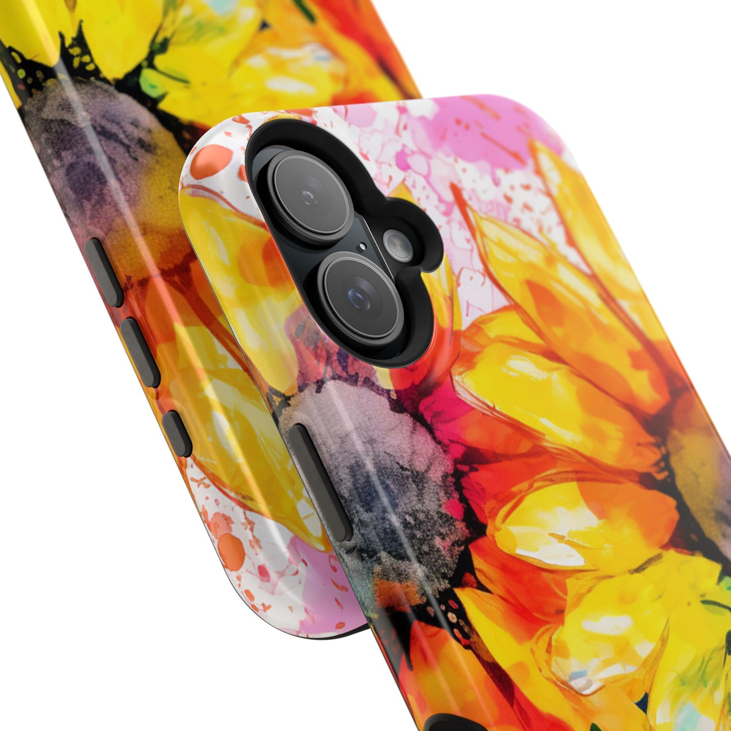 Bold Watercolor Sunflowers - MagSafe iPhone Series Case