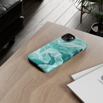 Blue Linen Design iPhone Case