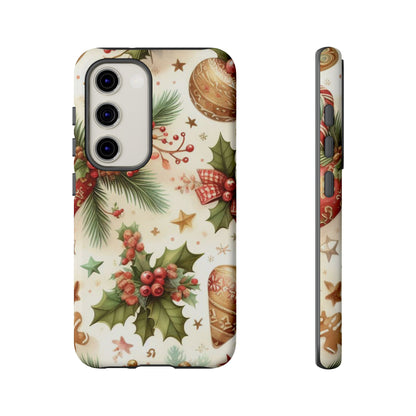 Classic Christmas Stocking & Ornaments Pattern – Samsung Galaxy Series Case