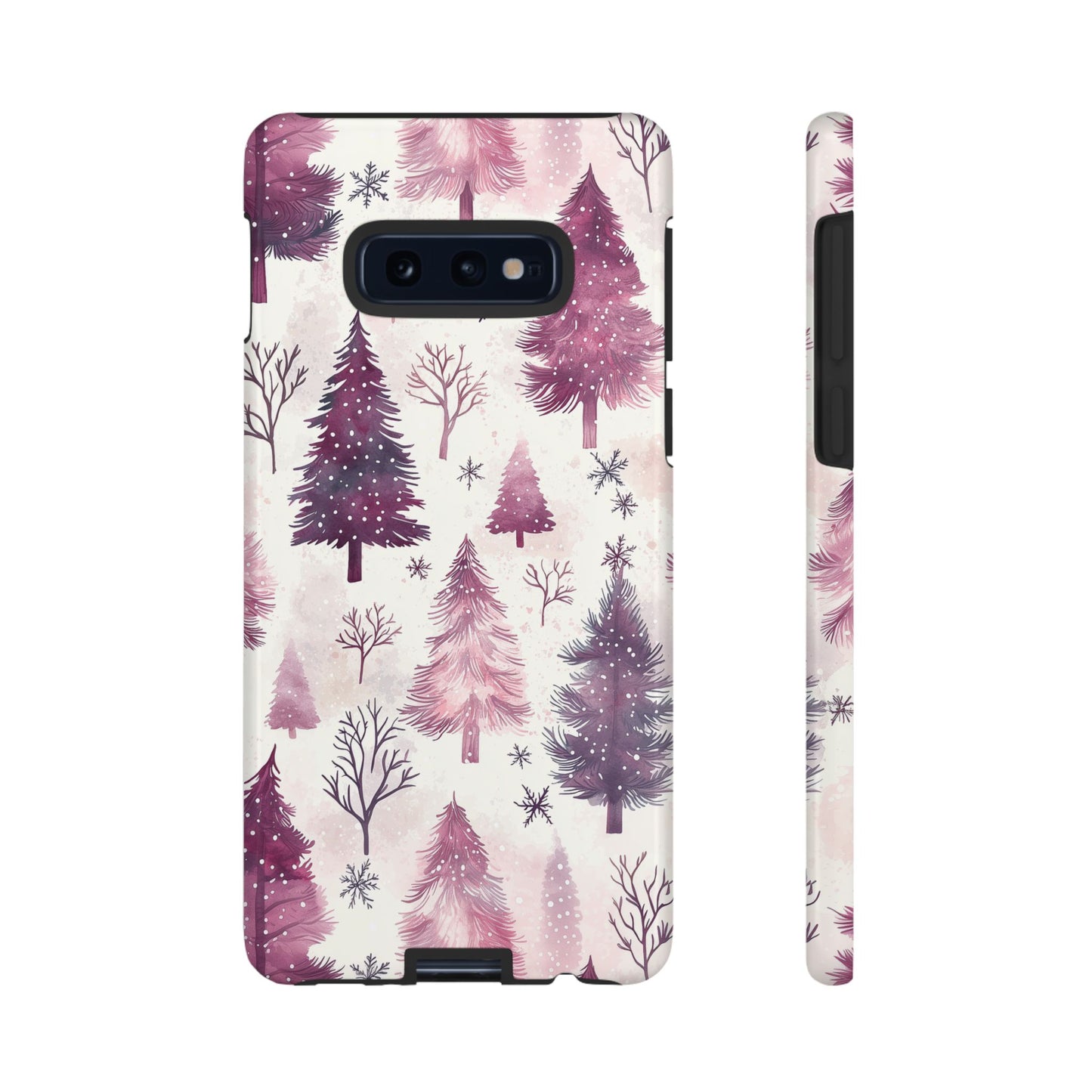 Winter Wonderland Purple Christmas Trees –Samsung Galaxy Series Case