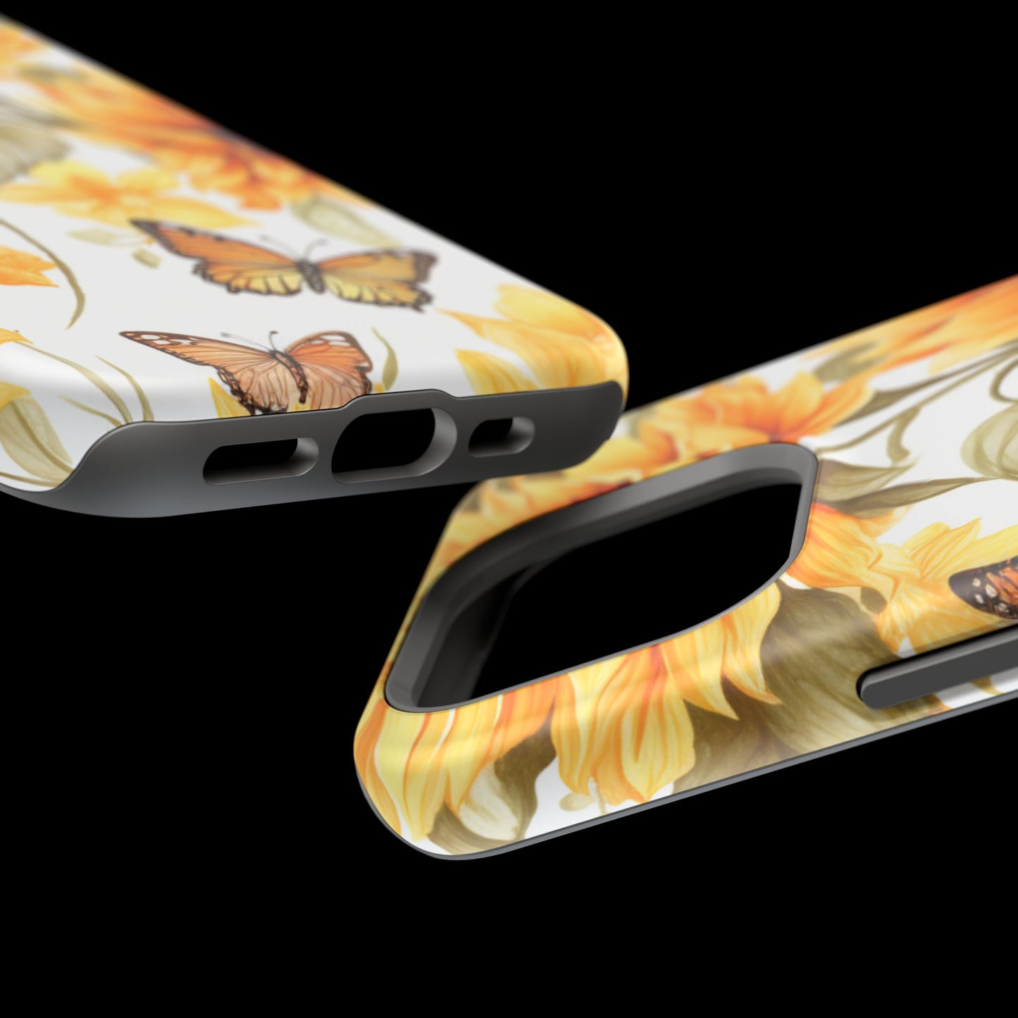 Sunflower & Butterfly Bliss - MagSafe iPhone Series Case