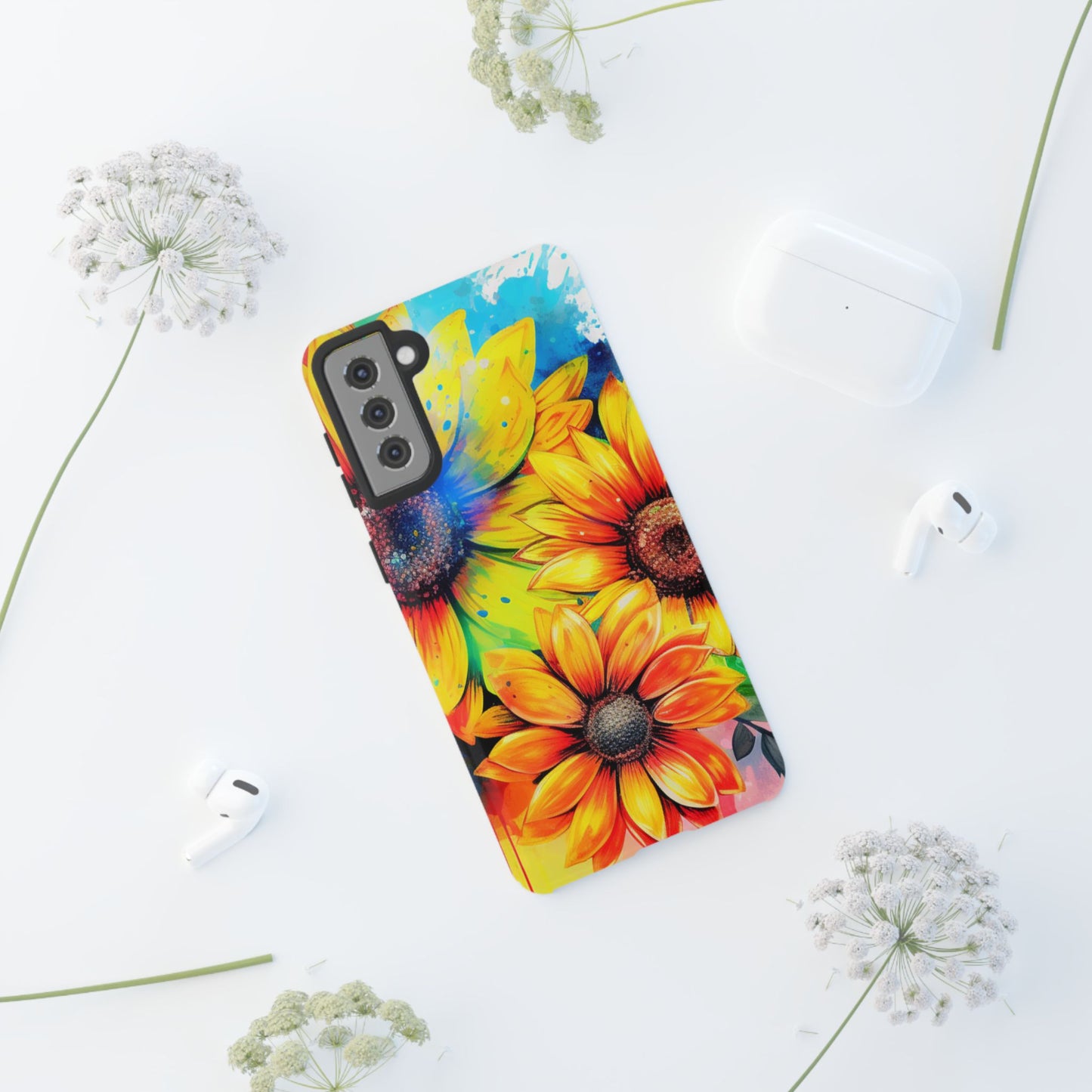 Vibrant Sunflower Splash - Samsung Galaxy Series Case