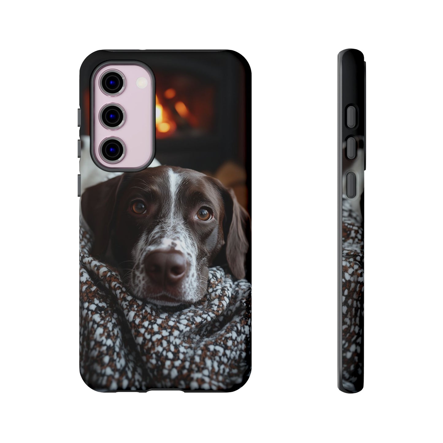 Relaxed German Shorthaired Pointer Samsung Galaxy Case – Rustic Charm Protective Cover