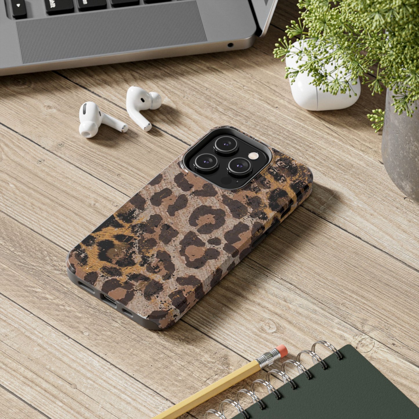 Vintage Distressed Leopard Print - iPhone Series Case