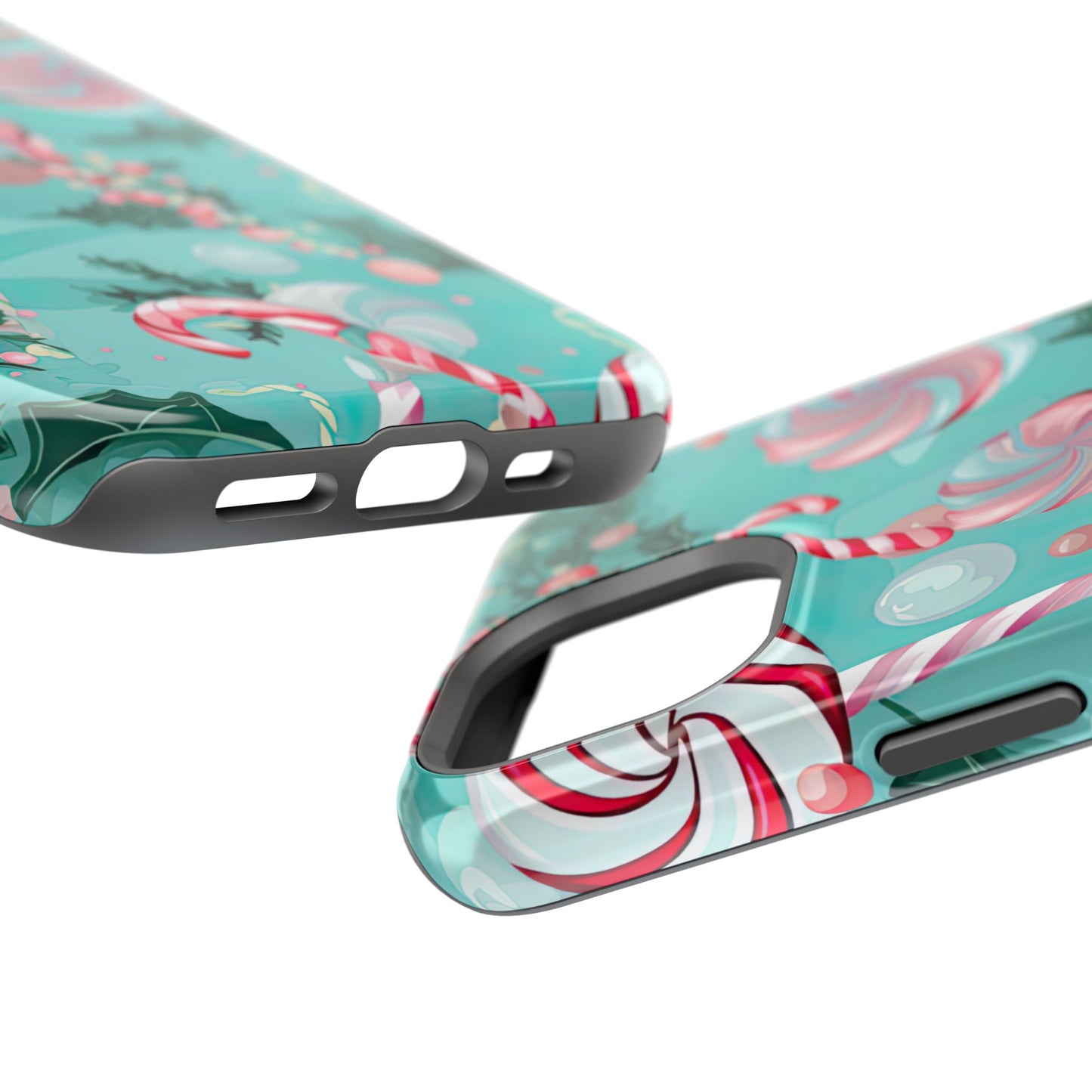 Candy Cane & Peppermint Holiday Delight – MagSafe iPhone Series Case