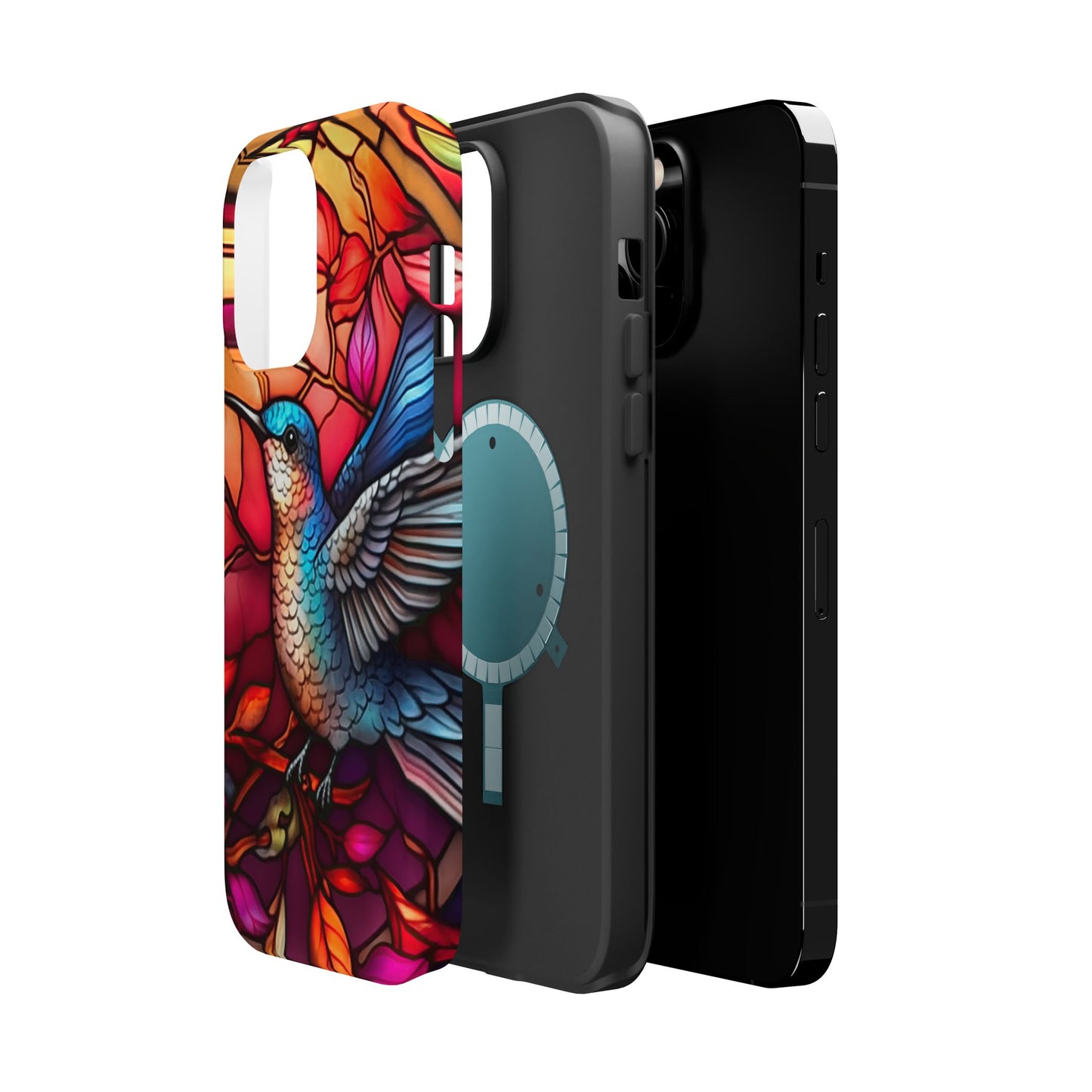 Radiant Multicolor Bird Artwork - MagSafe iPhone Case