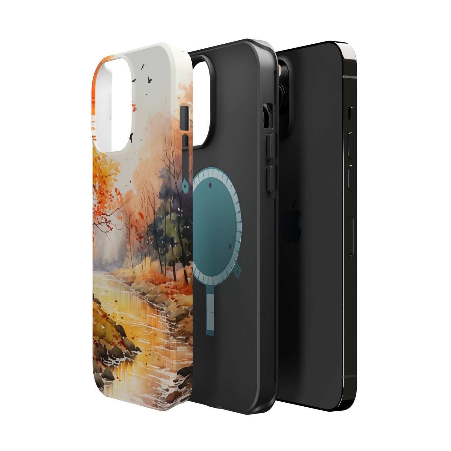 Autumn River Serenity – MagSafe iPhone Case