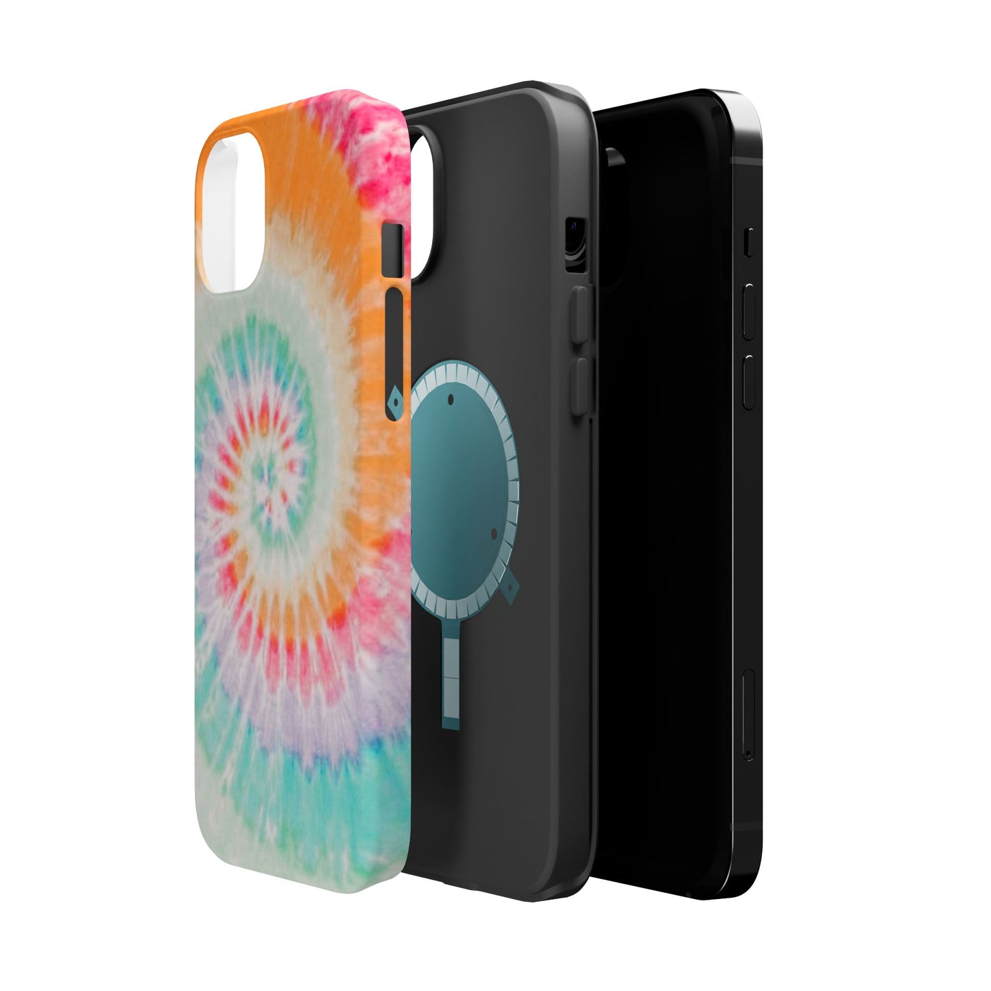 Pastel Tie-Dye MagSafe iPhone Case – Soft Colors & Magnetic Functionality