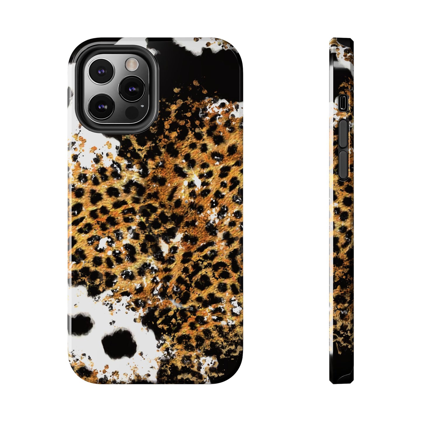 Bold Leopard Ink Splash - iPhone Series Case