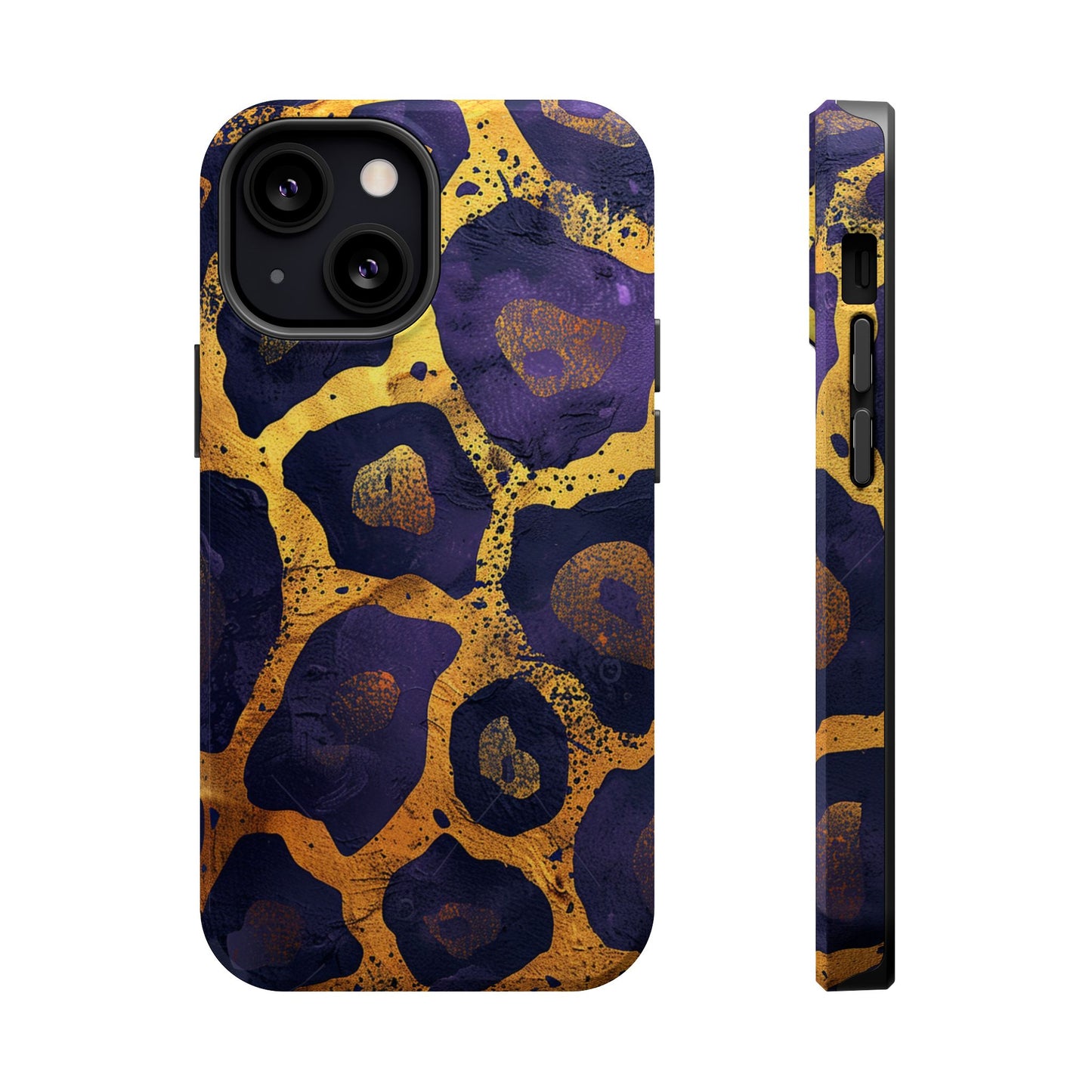 Regal Amethyst Leopard iPhone Case