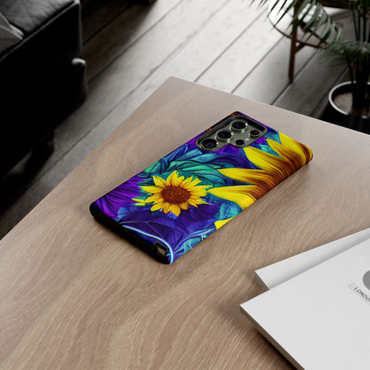 Purple & Gold Sunflower Dream - Samsung Galaxy Series Case